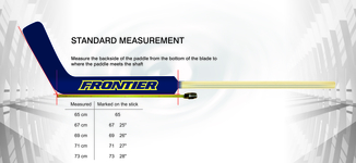 goalie stick paddle lengths