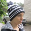Knitted Hat BLACK-WHITE