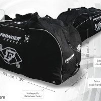 player carry bag black details small